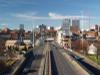 Leeds City from the footbridge York Road